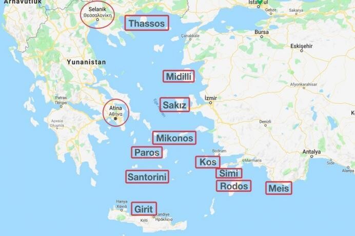 Yunan Adaları Ayrıntılı Gezi Rehberi 2024  